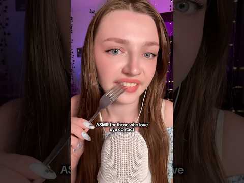 ASMR for those who love eye contact #asmr #asmrsounds #asmrrelax #asmrsleep #relax #tingles #whisper