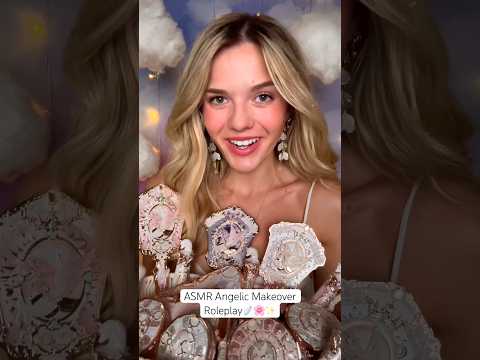 #asmr Angelic Makeover Roleplay 🪽✨ #asmrvideo #flowerknows #makeup #asmrsounds