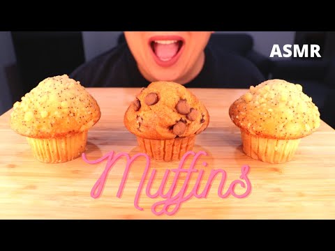 ASMR CHOCOLATE & LEMON MUFFINS MUKBANG 먹방  *RELAXING EATING SOUNDS* (NO TALKING) | Mandy Foods ASMR
