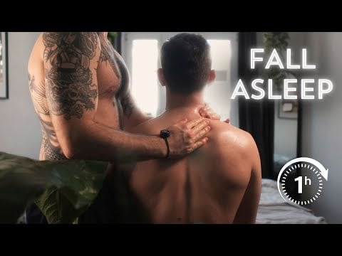 Fall Asleep To This Tingly ASMR Neck, Shoulders And Back Massage With No Talking