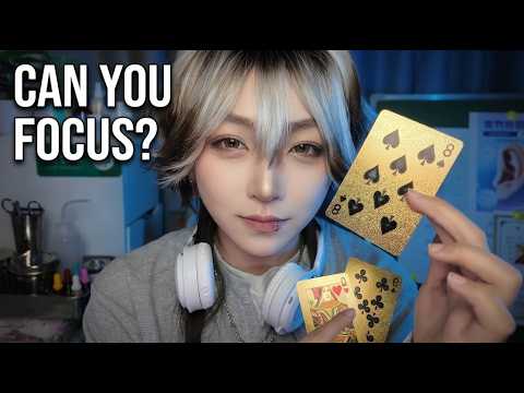 ASMR Attention Test Roleplay 👀 Can You Focus? Visual Tracking & Sound Recognition