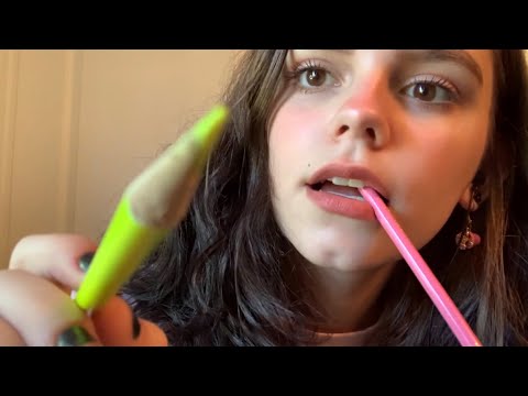 ASMR Sketching You | Repeating Words, Tongue Clicking, etc