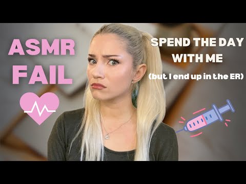 ASMR Spend a Day With Me Gone Wrong💉 (lofi grwm to go to the ER +storytime + Ulta haul)