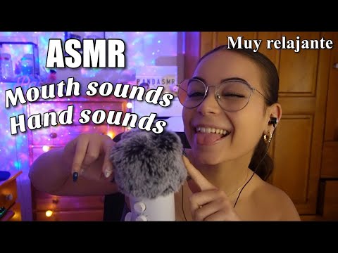 ASMR MOUTH SOUNDS + HAND SOUNDS👄😴| ASMR Muy relajante en español para dormir | Pandasmr