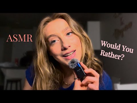 ASMR Would You Rather?! (answer questions w me & triggers)