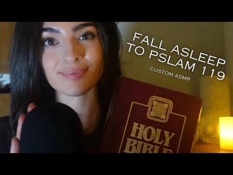 Relax To Psalm 119 | Christian Custom ASMR | Relaxing Bible Reading ASMR
