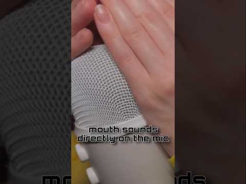 ASMR MOUTH SOUNDS DIRECTLY ON THE MIC #asmr #relax #shorts