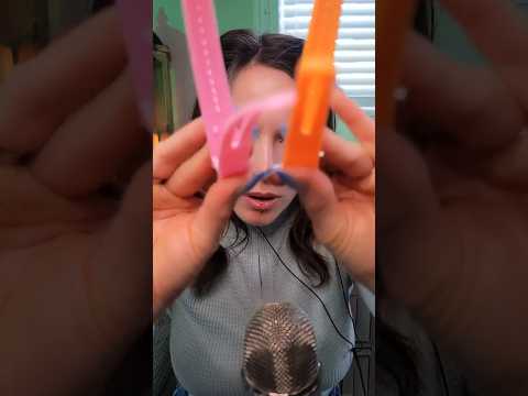 Let's clip that hair out of the way #asmr #hairplay #relax #hairbrushing