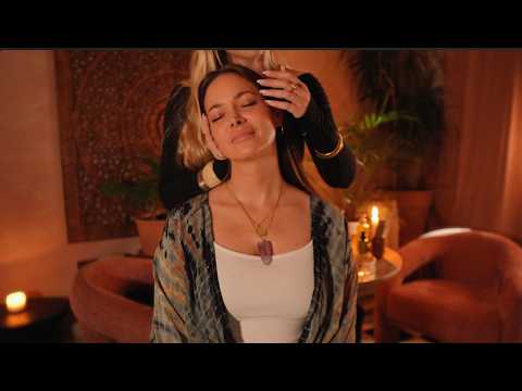 ASMR unintentional touch sounds, fabric sounds, oil, whispers (with music option)