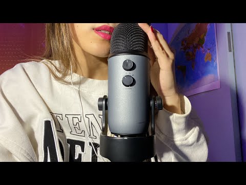 ASMR-  Inaudible Whispers and Mouth Sounds (brushing)