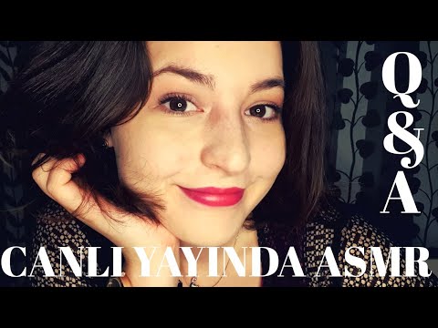 Canlı Yayında Soru & Cevap 💜 | TÜRKÇE ASMR MUKBANG | Q&A