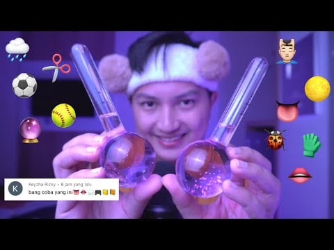 ASMR EMOJI CHALLENGE🚦Making Relax and Sleep Fast😴