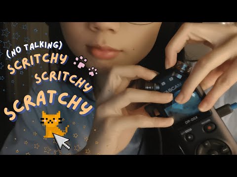 asmr | scritchy scritchy scratchy on the tascam (no talking, looped)
