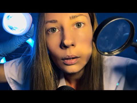 ASMR Night Doctor Visit 👩🏼‍⚕️ Relaxing Eye Exam Roleplay for Sleep 💤 