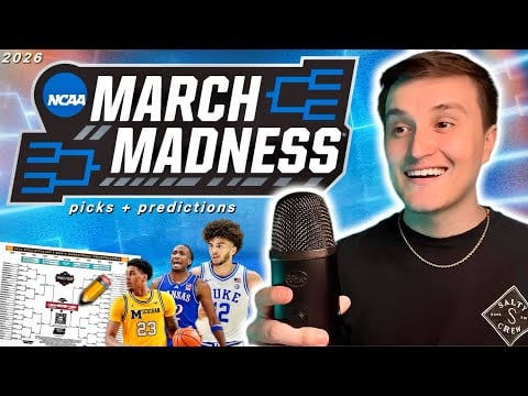 [ASMR] 2026 March Madness FULL Bracket Predictions 🏀✏️