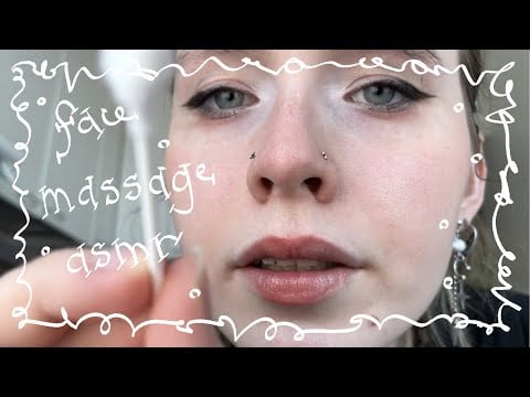 lofi asmr, beginner face massage roleplay 