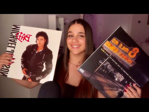 ASMR te enseño mis vinilos favoritos 📀