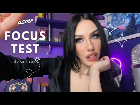 ASMR - Test visione periferica + segui le mie istruzioni caotico [ita/eng asmr]