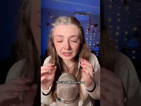 POV: I do ASMR in my Old age #asmr #asmrsounds #asmrrelax #asmrsleep #relax #tingles #asmrvideo