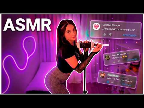 ASMR Respondo sus Preguntas Personales 💜 | Soft Spoken, Susurros & Triggers