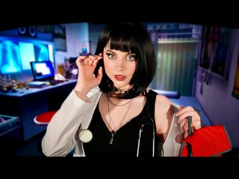 ASMR Suspicious Goth Doctor Is Obsessed With You 💉 Medical Roleplay, Personal Attention