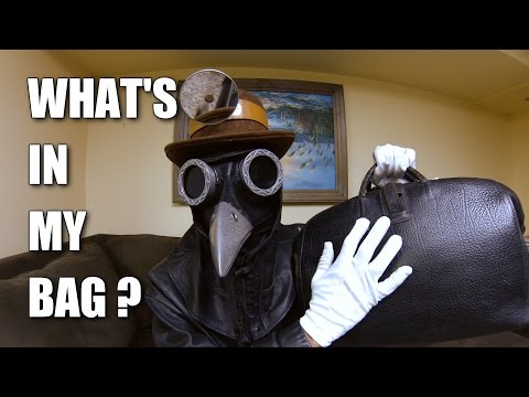 What's in my Bag? with Corvus D. Clemmons ASMR Plague Doctor [ Binaural ]