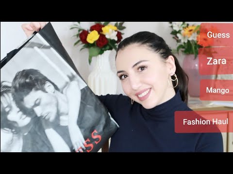 TRY ON HAUL: ZARA/ MANGO/ GUESS - Miss ASMR Français