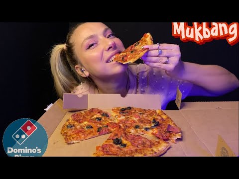 DOMİNOS PİZZA 🍕 MUKBANG | İÇKİ KOMASI🤦‍♀️