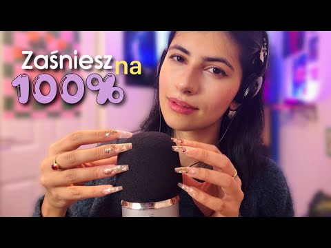 ASMR po polsku ZAŚNIESZ W POŁOWIE TEGO FILMU tapping & scratching ✨
