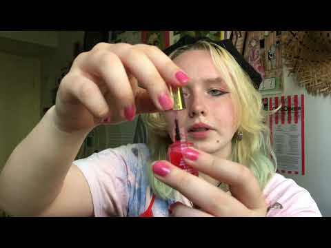 ✩‧₊˚ lofi nail polish asmr!