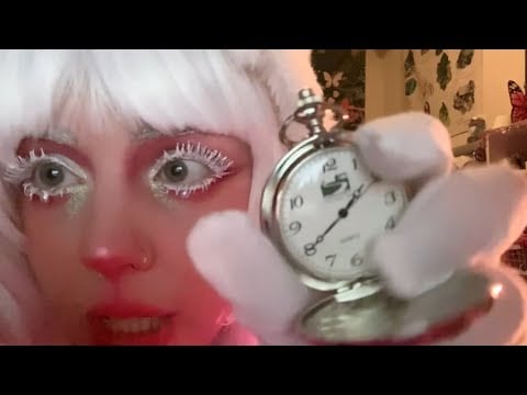 💤 CHAOTIC ASMR: Evil White Rabbit KIDNAPS you🐇(Spit painting, gloves, mouth sounds + more!)🃏💤