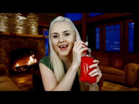 ASMR Vampire Kidnapping - Feeding (Ear To Ear)