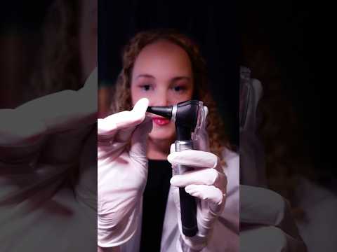 ASMR Otoscope Ear Exam 👂 Tingly Ear Sounds for Sleep #shorts