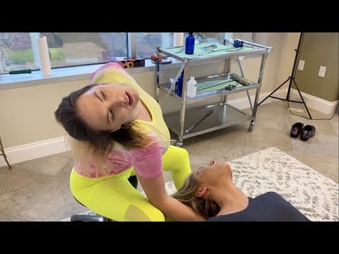 Two Necks Crunched @ the Same Time - Joint Pops and Spinal Releases