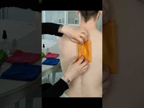Back treatments with colored cloths
