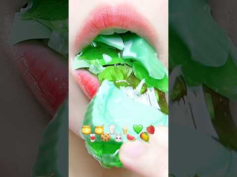Compilation Wax Honey Asmr Emoji Food 🥑🍌🍋 #asmr #mukbang #emojichallenges #satisfying #asmrsounds