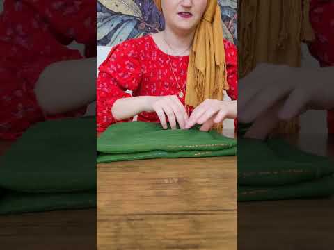 selling scarves role-playing #asmr #roleplay #softspoken #shorts #relaxation