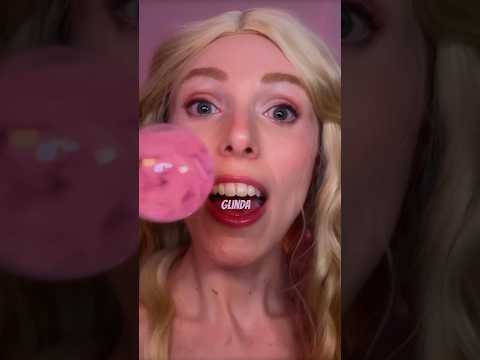 Glinda pampers you with her pink bubble 🫧 Wicked ASMR #asmrroleplay #shorts #wicked