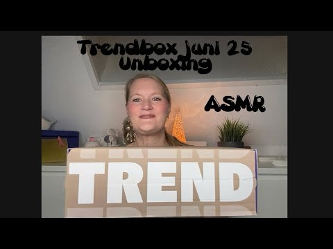 ASMR german 🌼 Relaxing ￼Unboxing Trendbox Juni 25 🌼