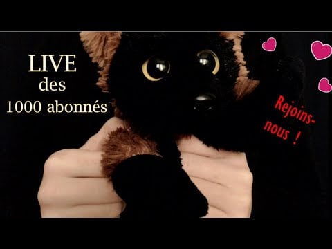 [ASMR Français] LIVE 1000 abonnés ! Gagne ton pseudo chuchoté ! Rejoins-nous !