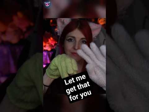 Exfoliating your face ASMR