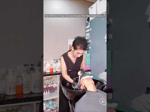 Hair ASMR for Sleep | Relaxing Shampoo Wash & Korean Hair Salon Experience