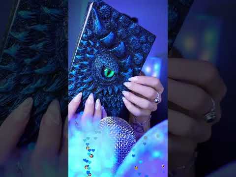 Dragon Book ASMR 🫠💙💤 #asmr #asmrsounds #asmrvideo #asmrlivestream #livestream