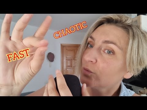 ASMR FAST AGGRESSIVE INAUDIBLE WHISPERING #asmr #relax