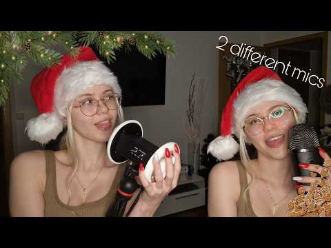 crisp and tingly mouth sounds with different mics [christmas special]