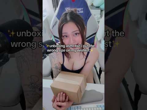 my first wishlist unboxing! W gift, L me for the wrong size picked… THANK YOU to my throne gifter :)