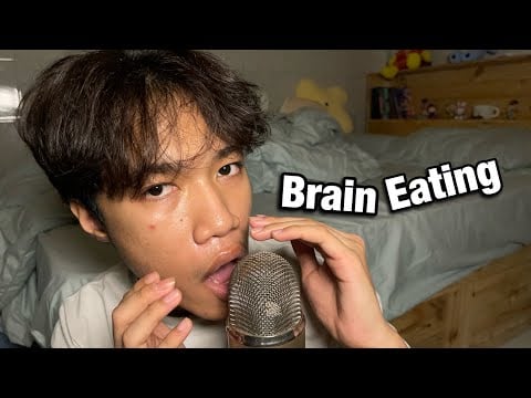 ASMR Tingly Brain Eating