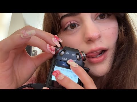 ASMR TASCAM MOUTH SOUNDS TAPPING Y MAS~ 