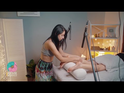 Caressing ASMR Massage on the Table by Anna
