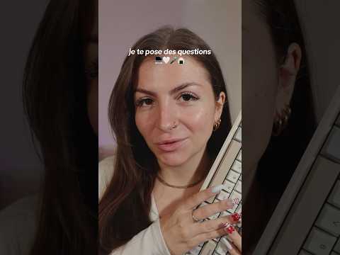 #ASMR Réponds à ces questions ! 🎤